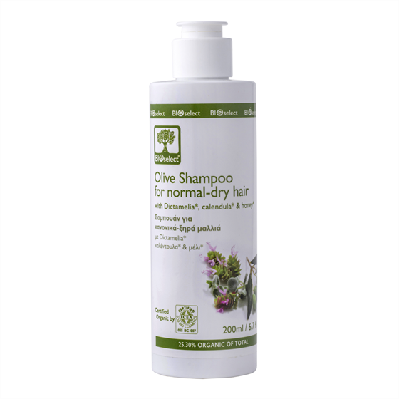 Шампунь для нормальных и сухих волос  (Olive Shampoo for Normal-Dry Hair, БИОселект BIOselect Organic ) - фото 4581